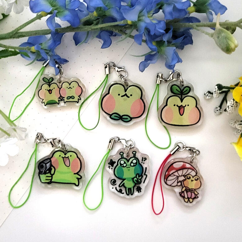 Froggy Phone Charms
