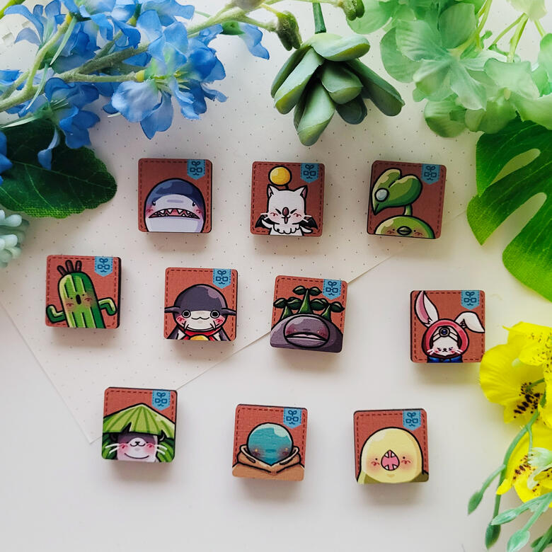 FFXIV Wooden Magnet