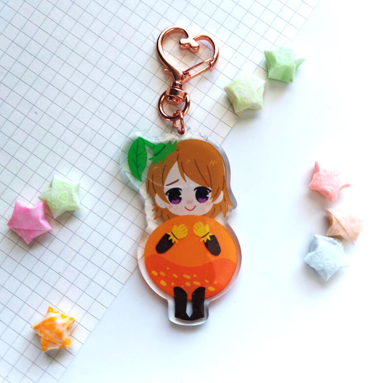 Orange Hanayo Charm