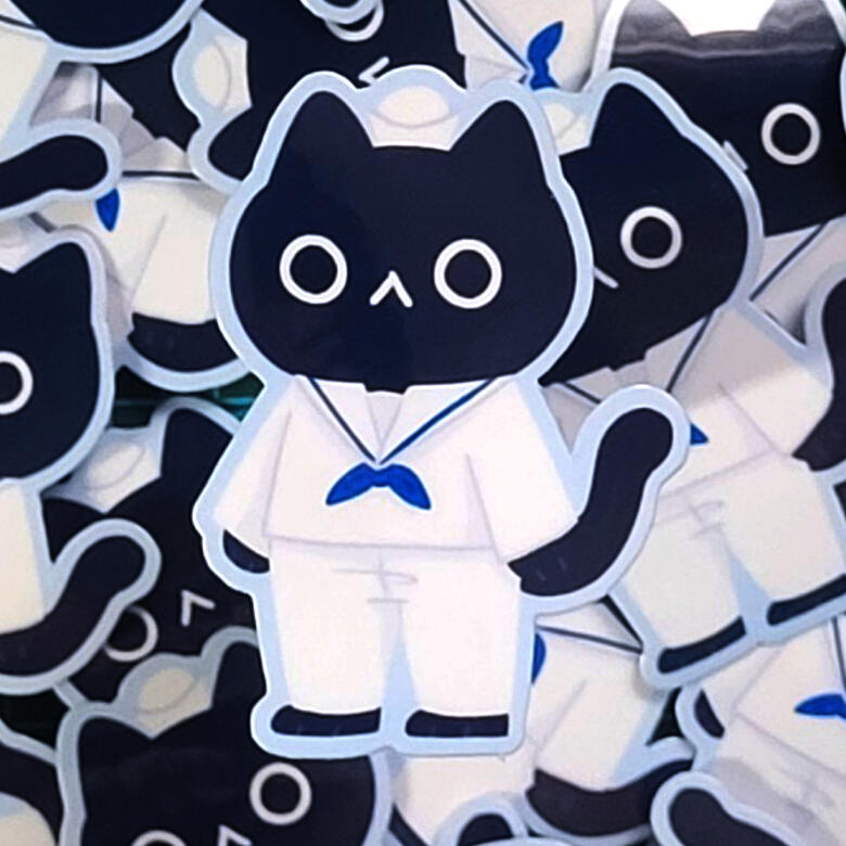 Sailor Cat Sticker