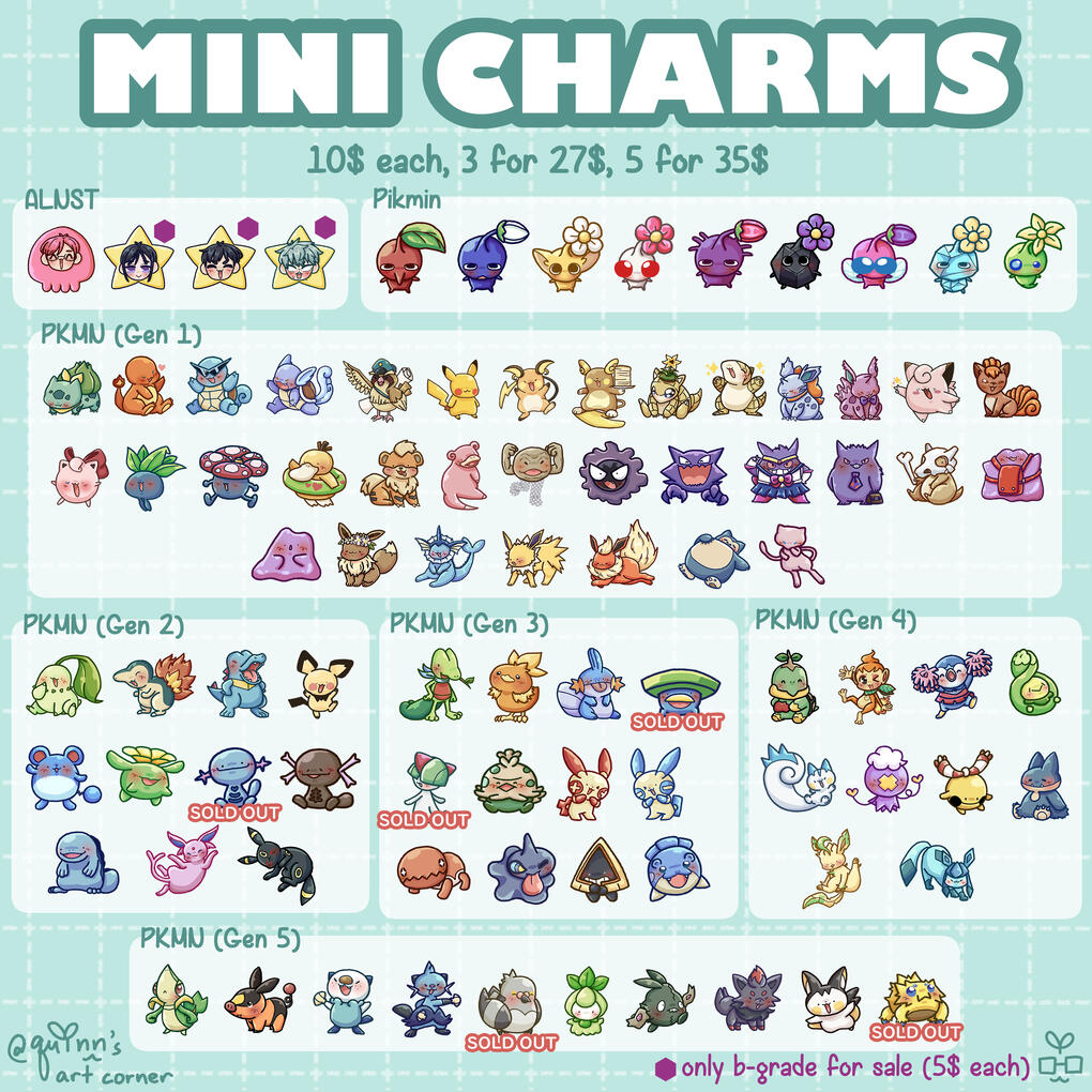 Mini Charms