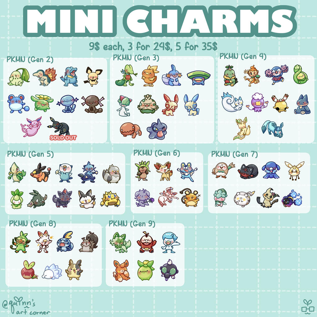 Mini Charms