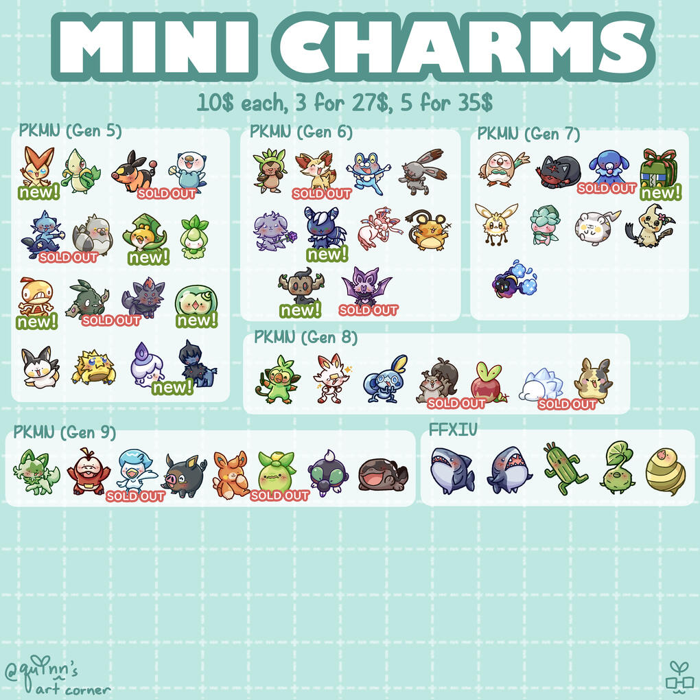 Mini Charms